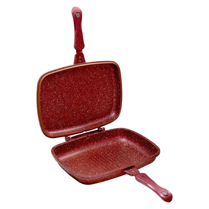 تابه دو طرفه شفر مدل Rose gold سایز 32